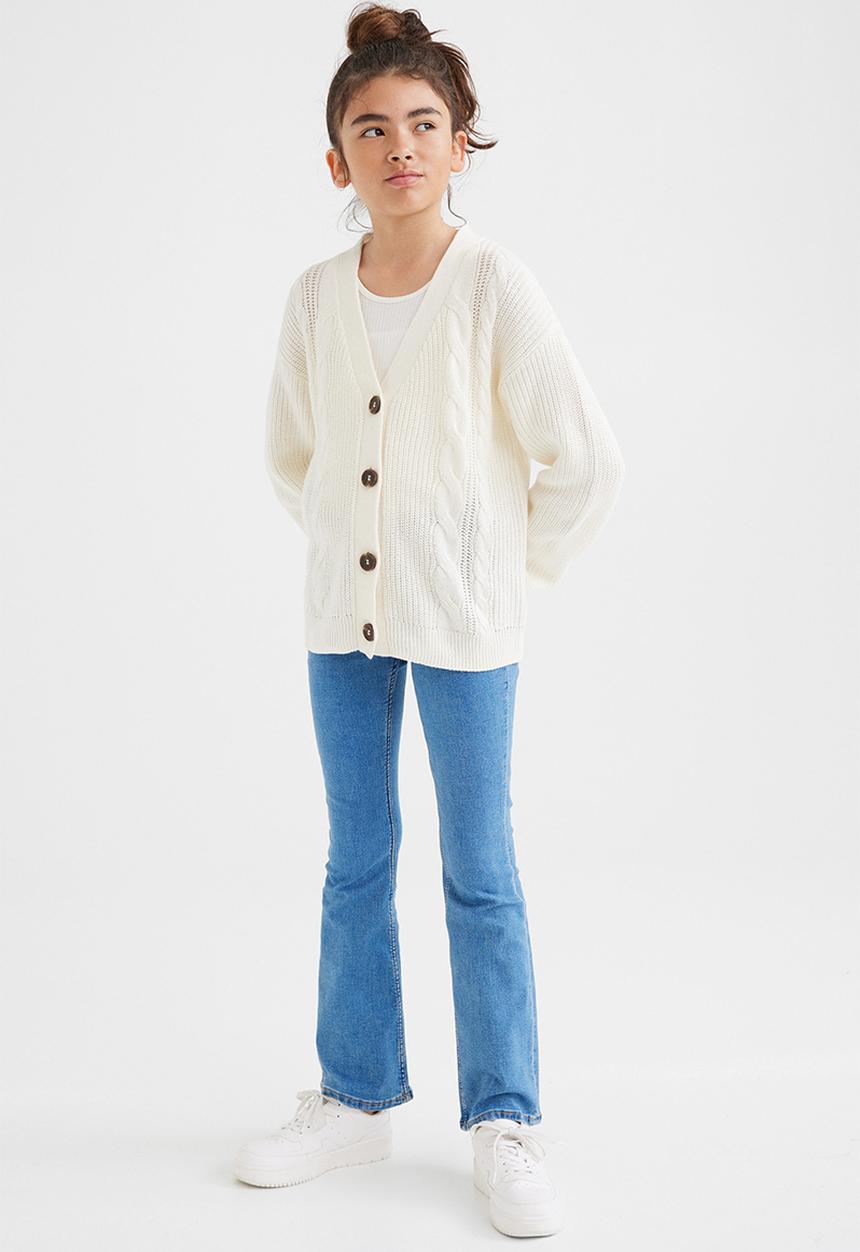 H&M - Superstretch flare fit jeans - blue