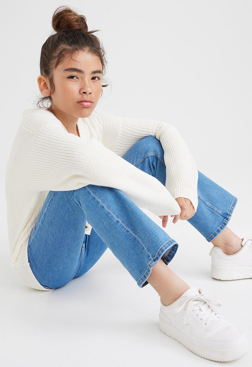H&M - Superstretch flare fit jeans - blue