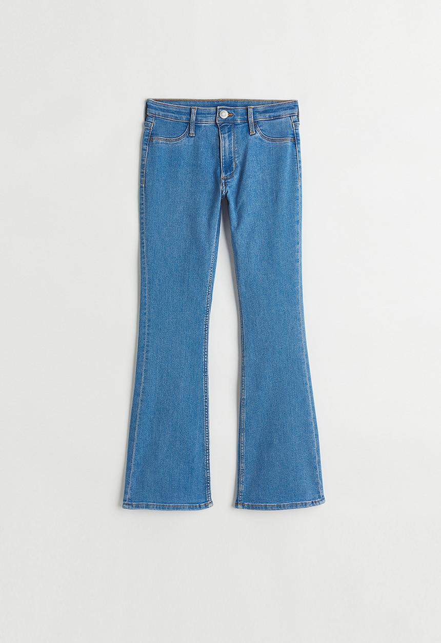 H&M - Superstretch flare fit jeans - blue