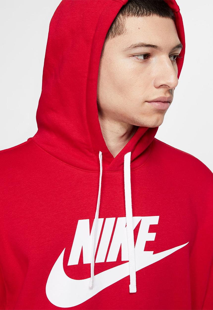 Nike - NSW club hoodie po bb gx - red