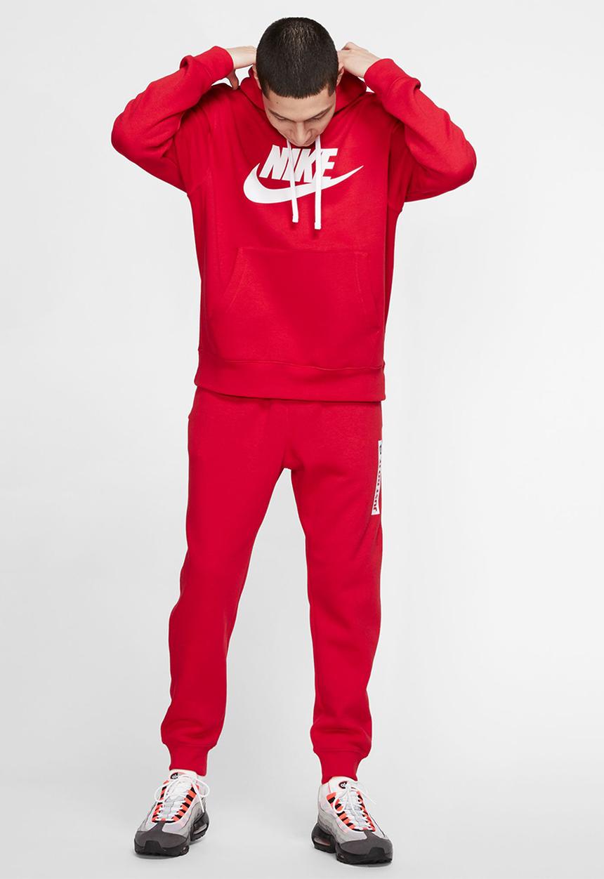 Nike - NSW club hoodie po bb gx - red