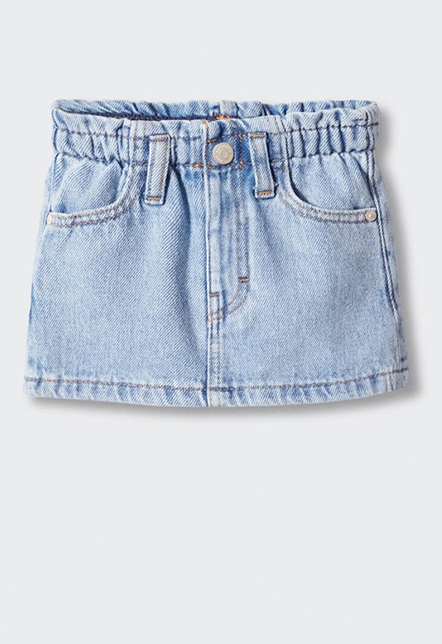 MANGO - Skirt cindy - light denim