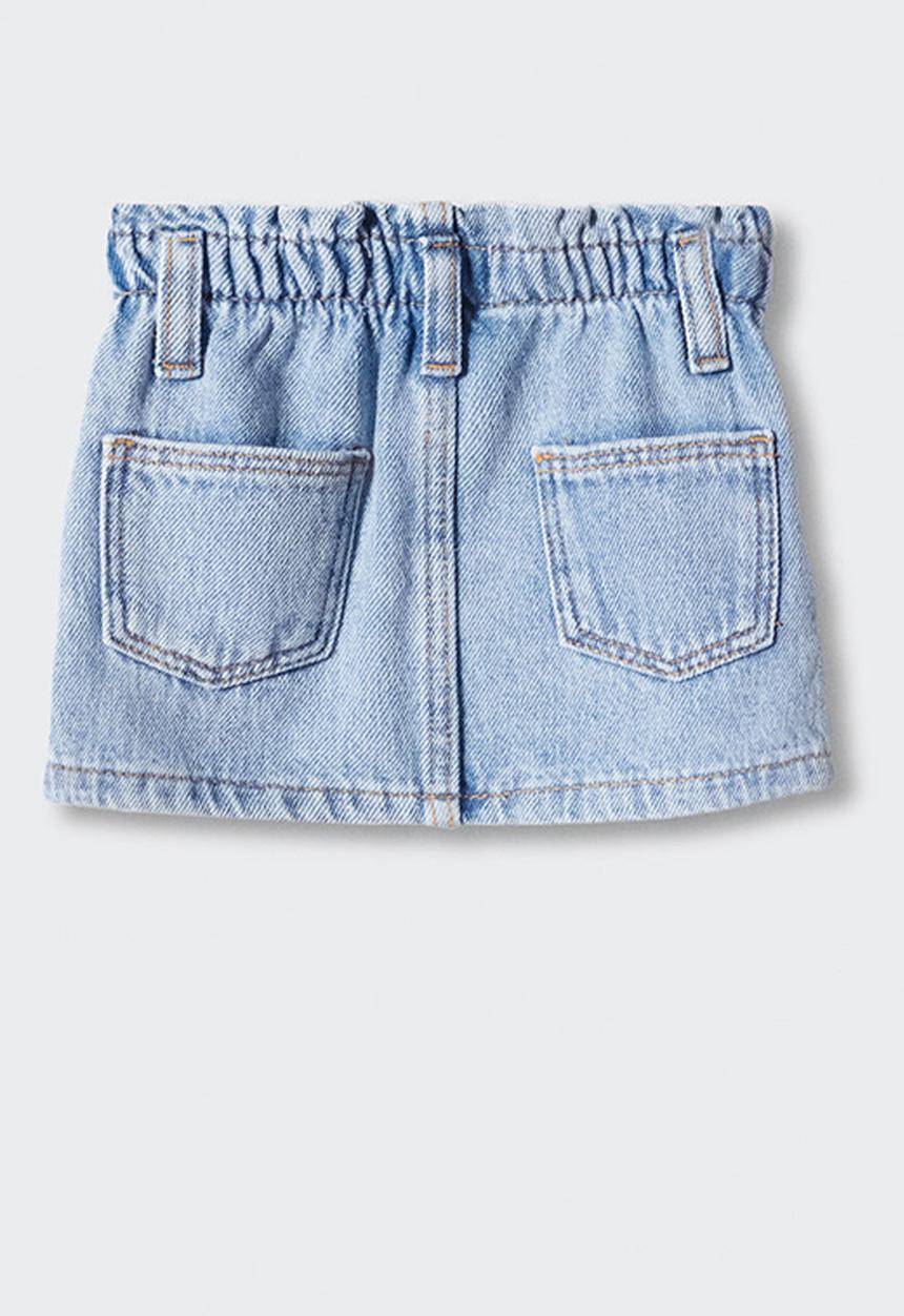 MANGO - Skirt cindy - light denim