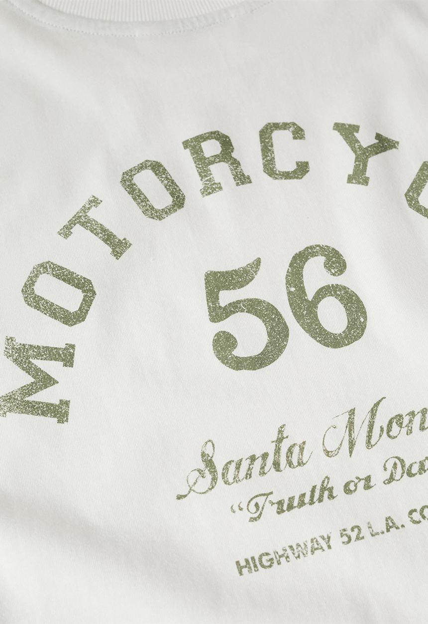 MANGO - T-Shirt motor56 - white