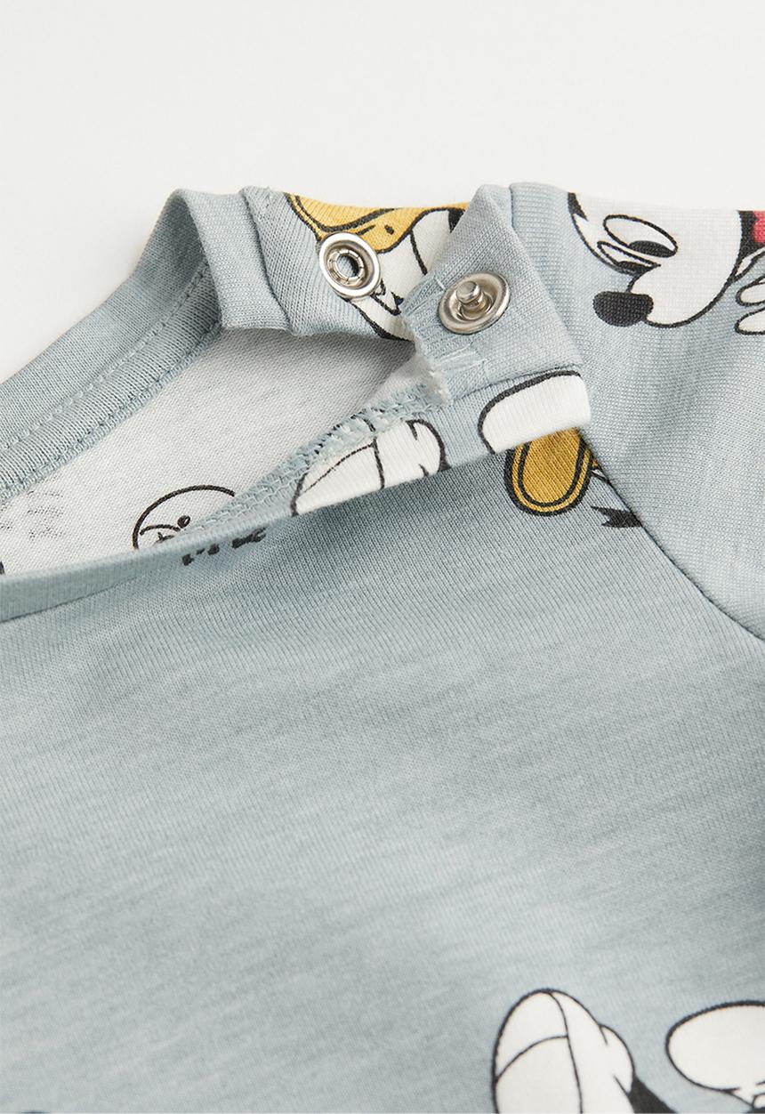 H&M - 3-Piece jersey set - turquoise/mickey mouse 