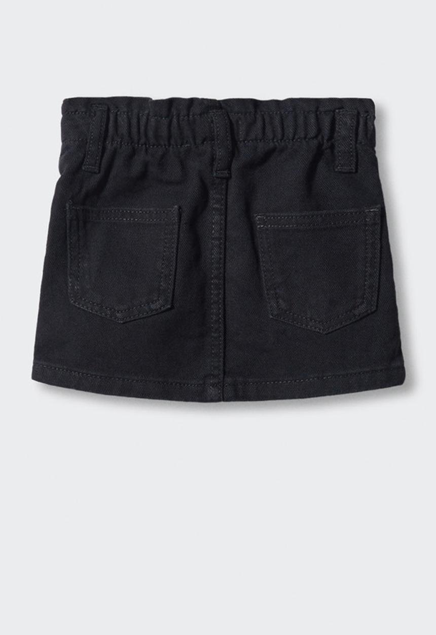 MANGO - Skirt cindy - black denim