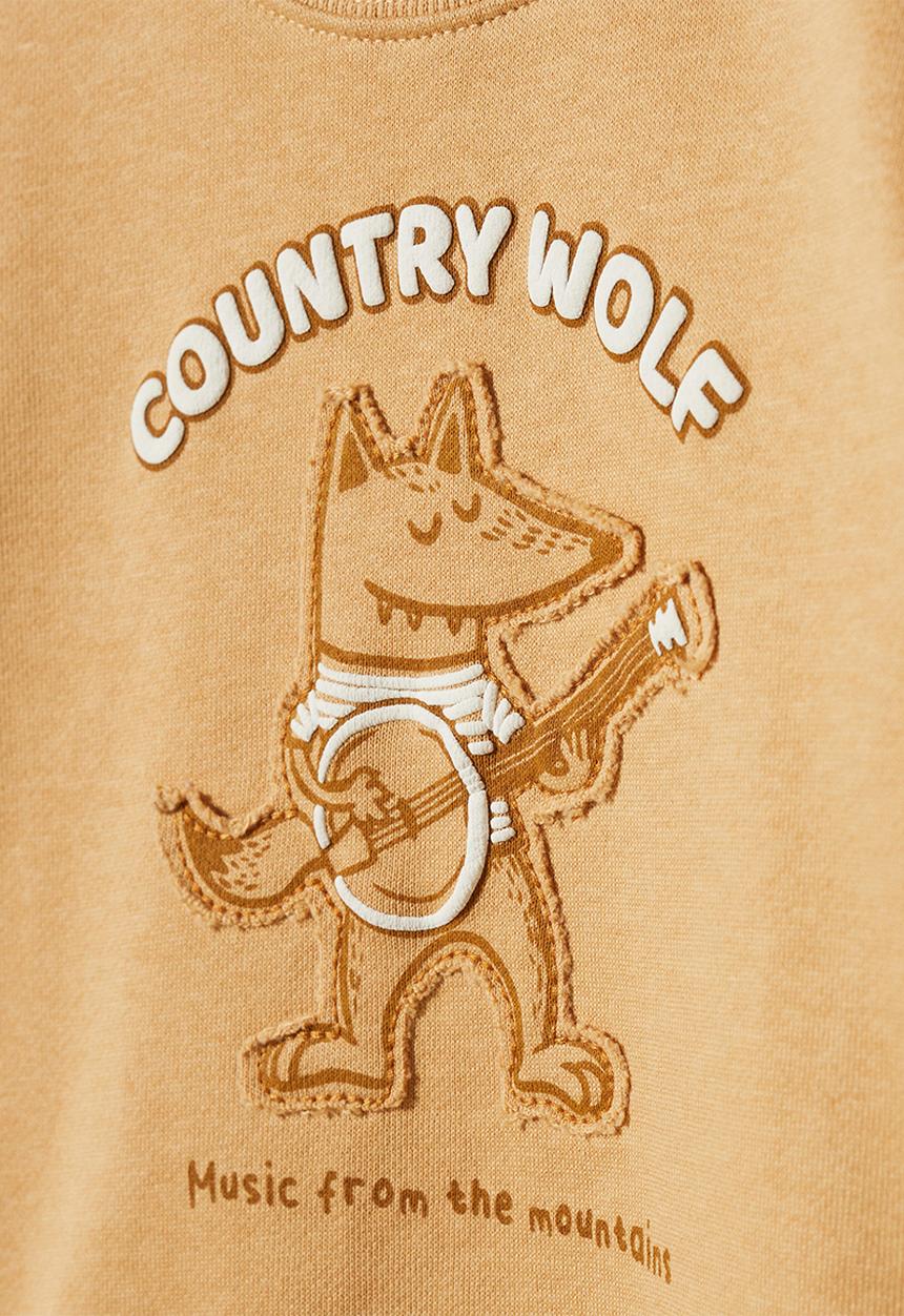 MANGO - Sweatshirt country - ochre