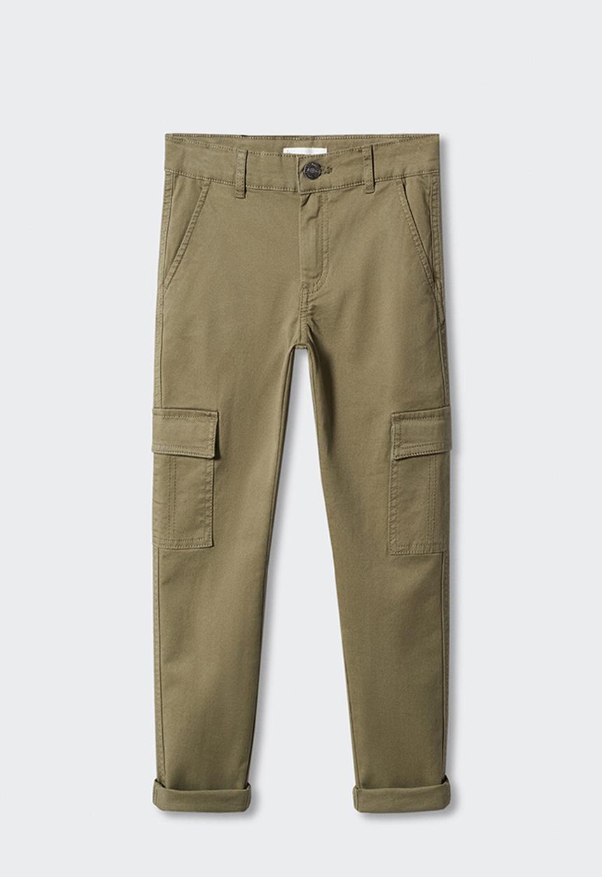 MANGO - Trousers cargo - khaki