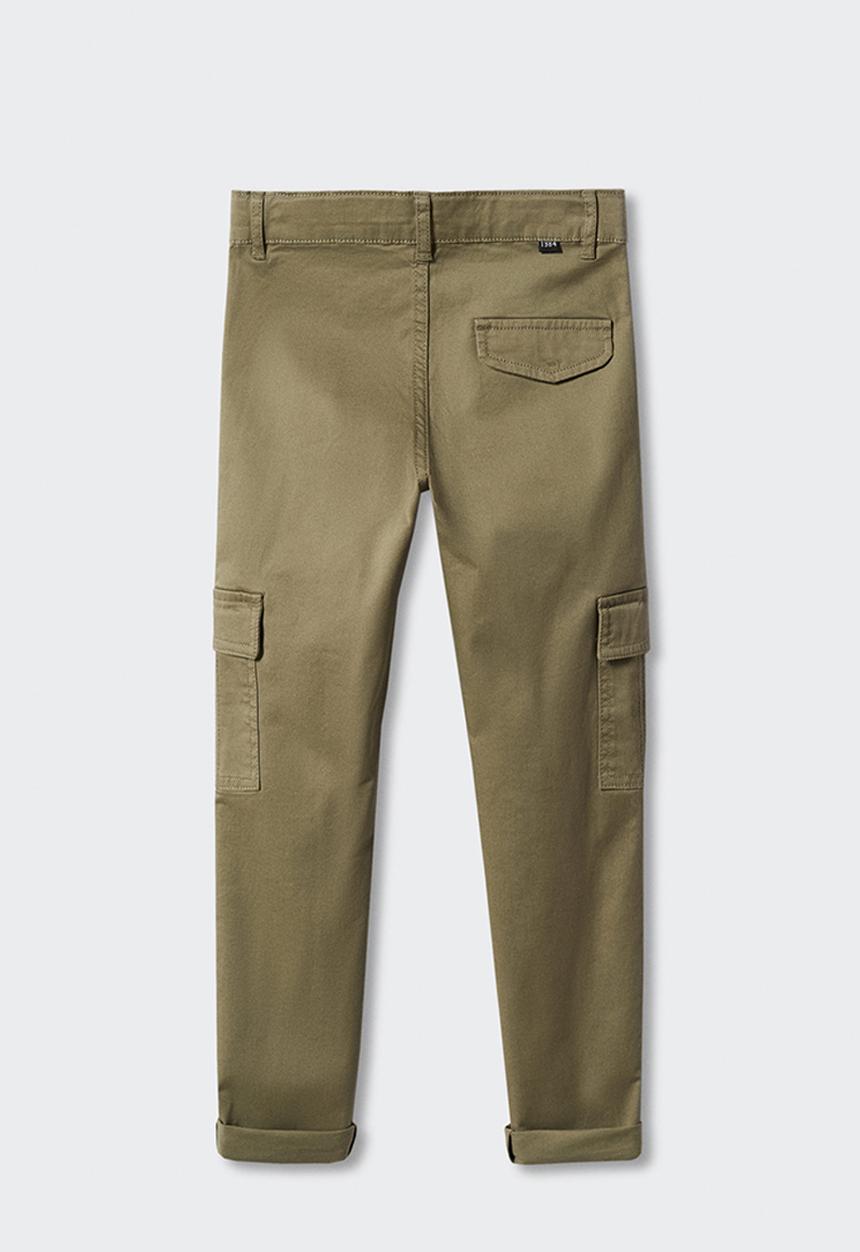 MANGO - Trousers cargo - khaki