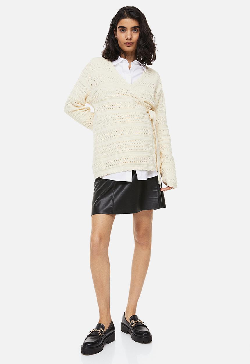 H&M - Mama a-line skirt - black