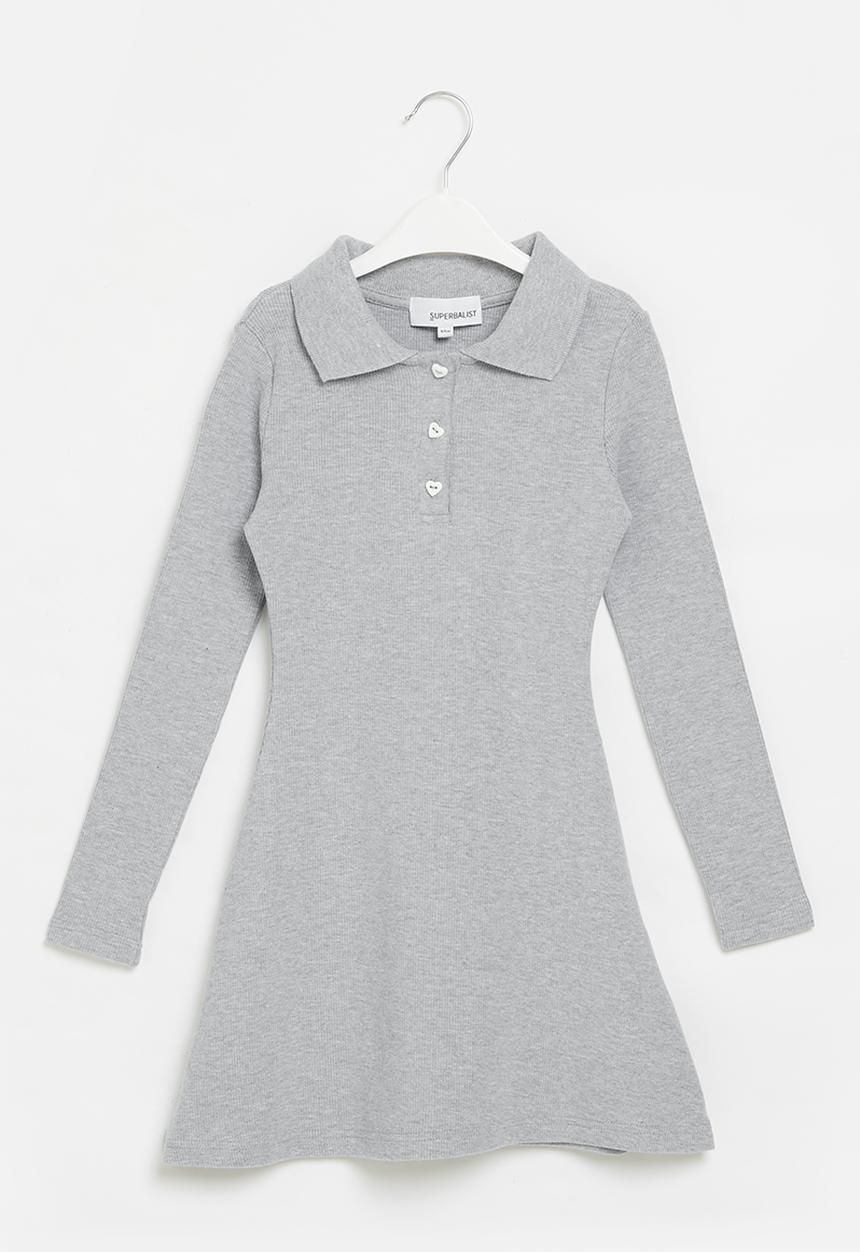 Superbalist - Golfer dress - grey melange