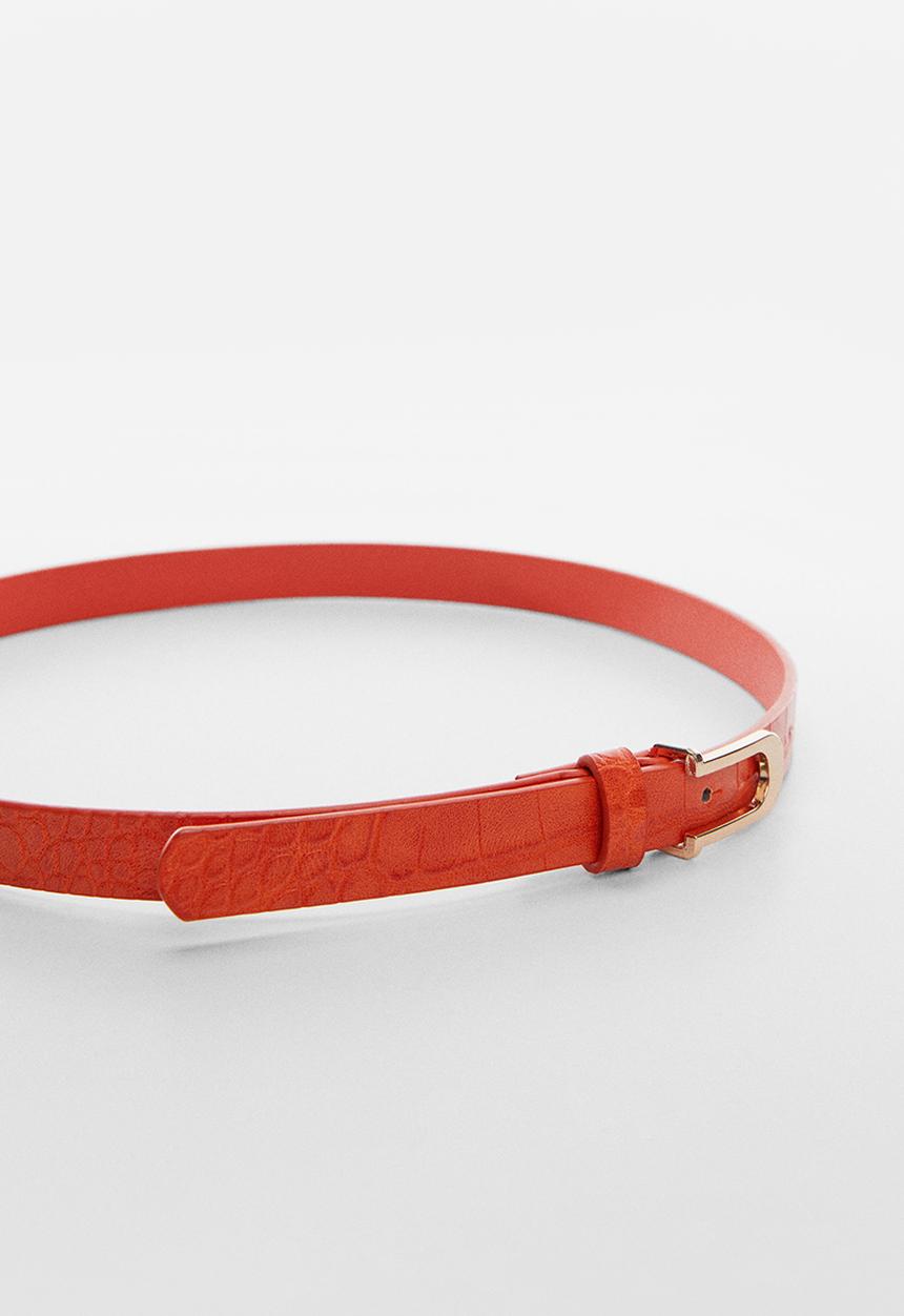 MANGO - Belt amelia - orange