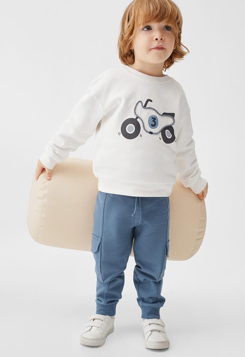 MANGO - Trousers oliver - blue