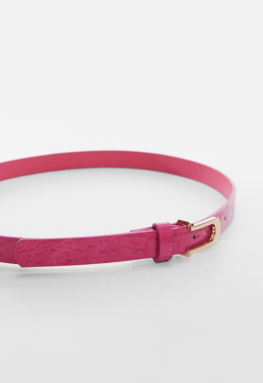 MANGO - Belt amelia - pink