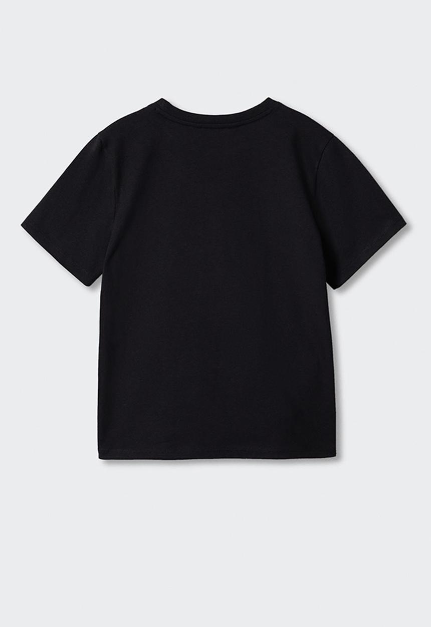 MANGO - T-shirt life - black