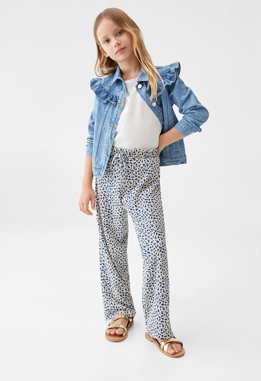 MANGO - Trousers diaz - blue