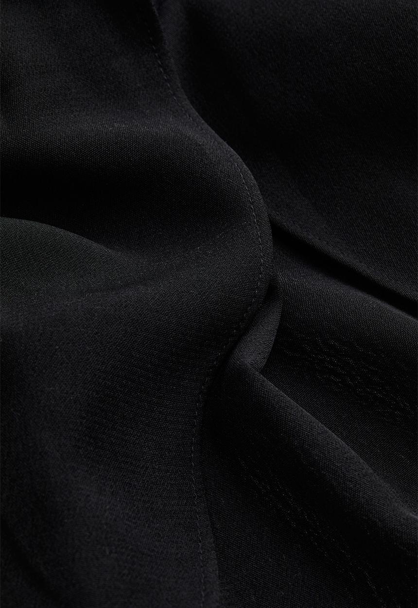 H&M - Crêpe wrap dress - black
