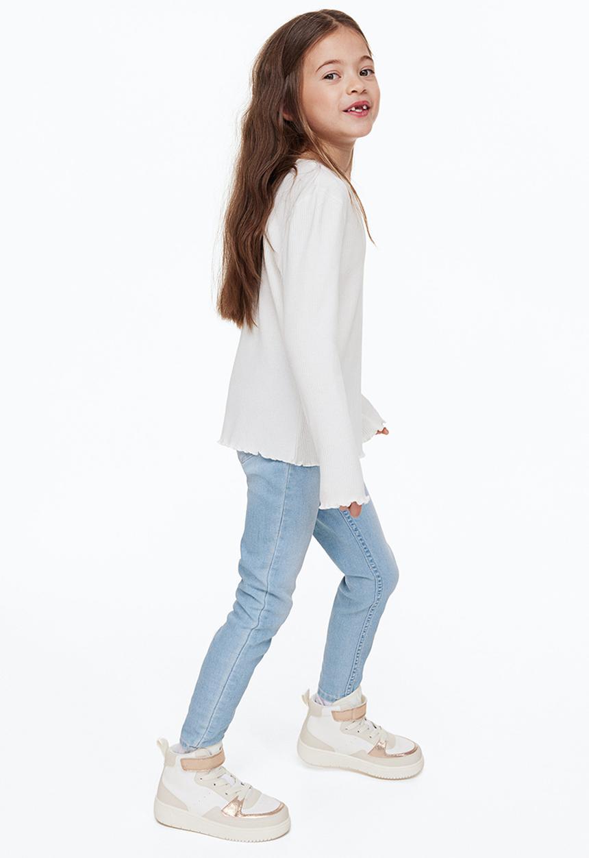 H&M - Denim jeggings - light denim blue