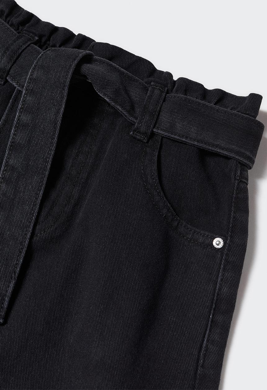 MANGO - Skirt natalie - black denim