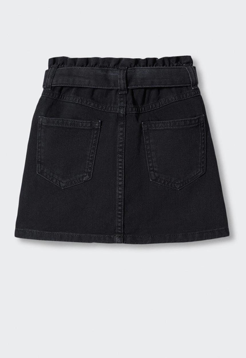 MANGO - Skirt natalie - black denim