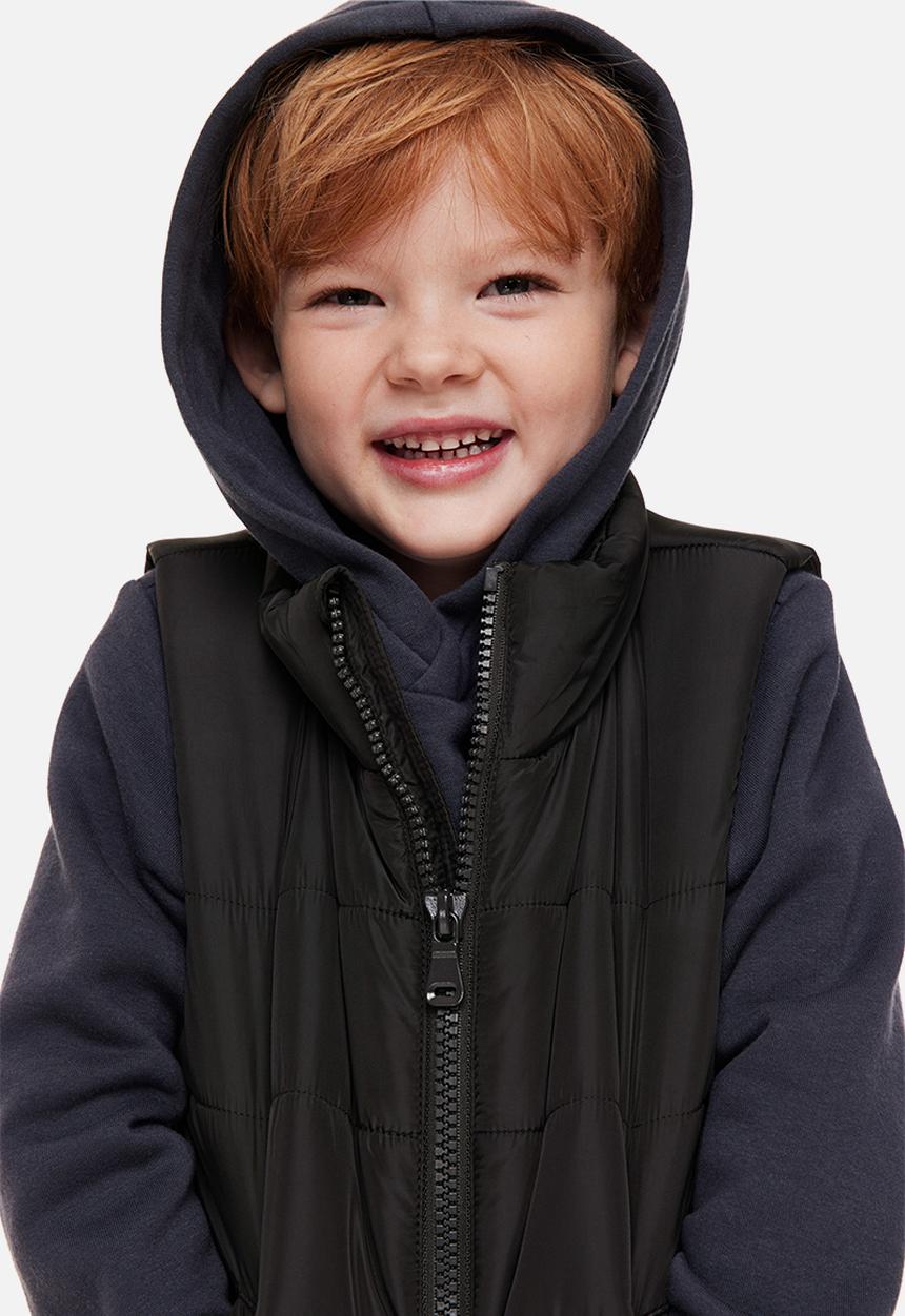 H&M - Puffer gilet - black