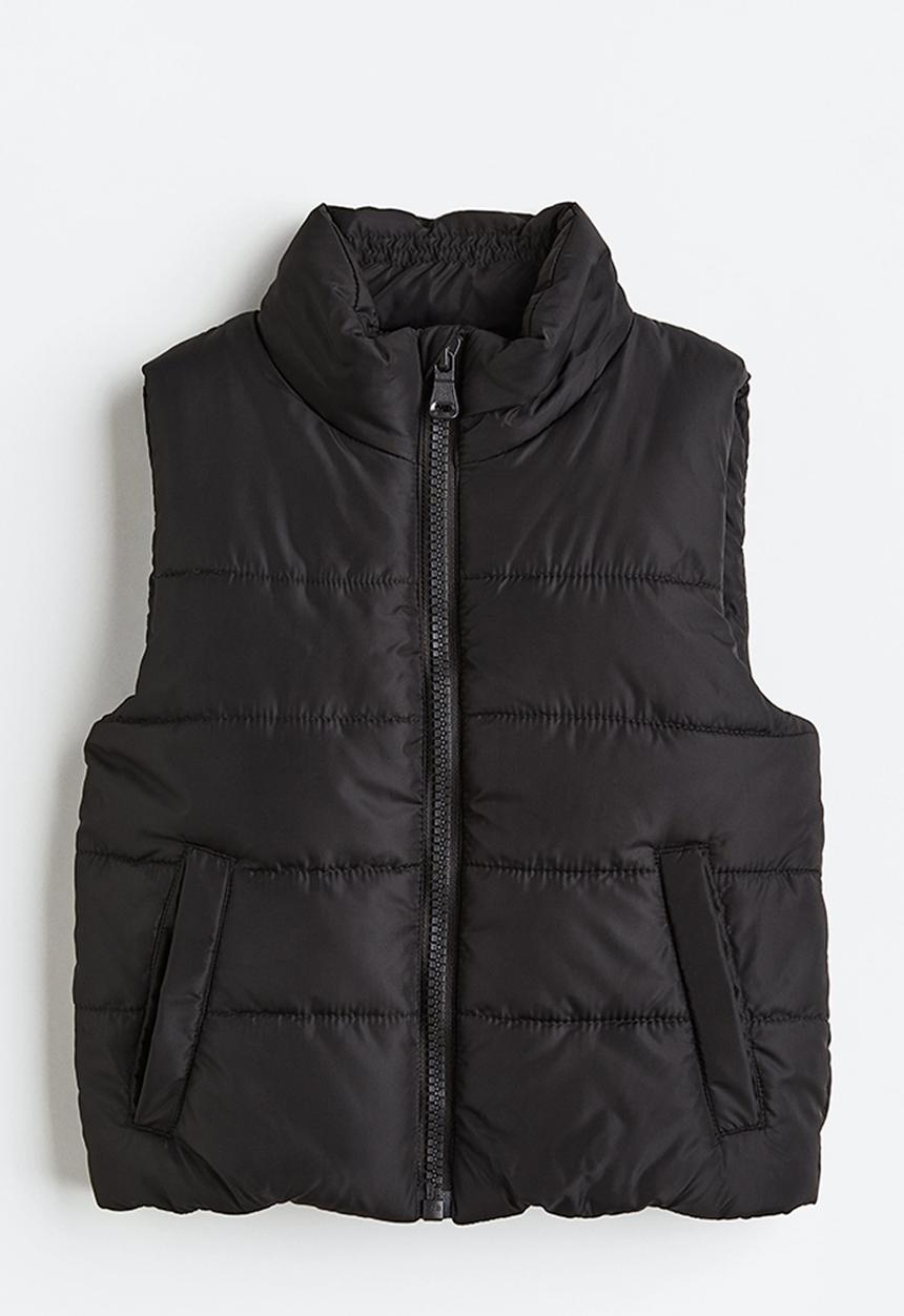 H&M - Puffer gilet - black