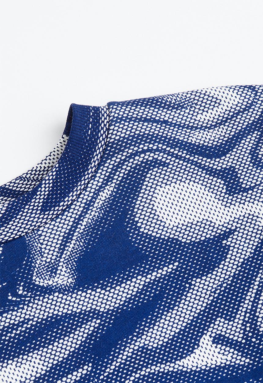 H&M - Oversized sweatshirt - blue/patterned