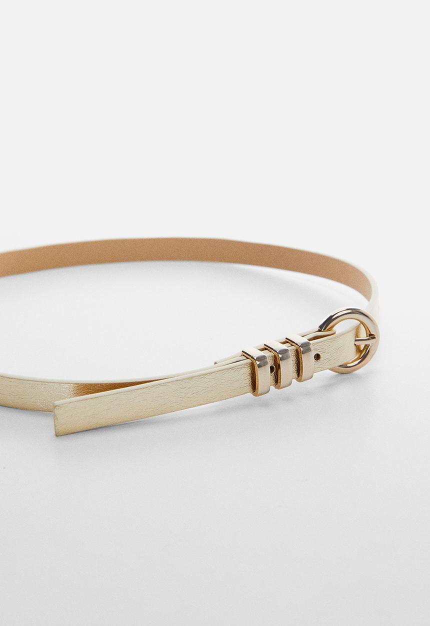 MANGO - Belt abril - gold