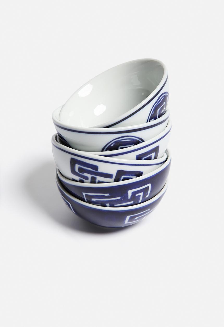 Love Home - Dipping Bowls Geo - Cobalt Blue