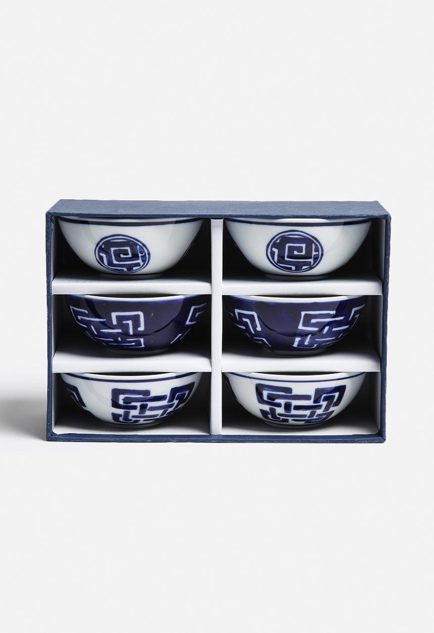 Love Home - Dipping Bowls Geo - Cobalt Blue
