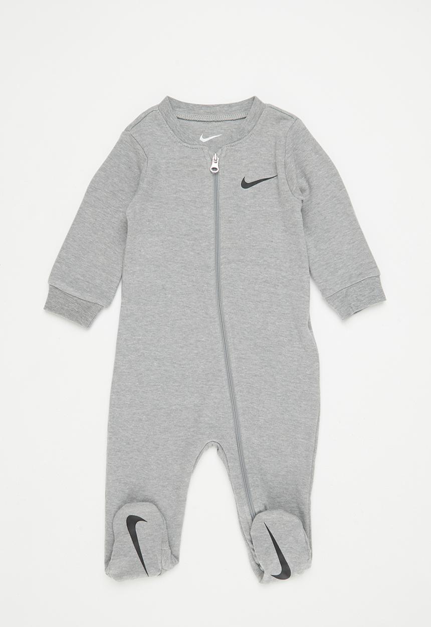 Nike - Nkn essentials footed coverall - dk grey heather