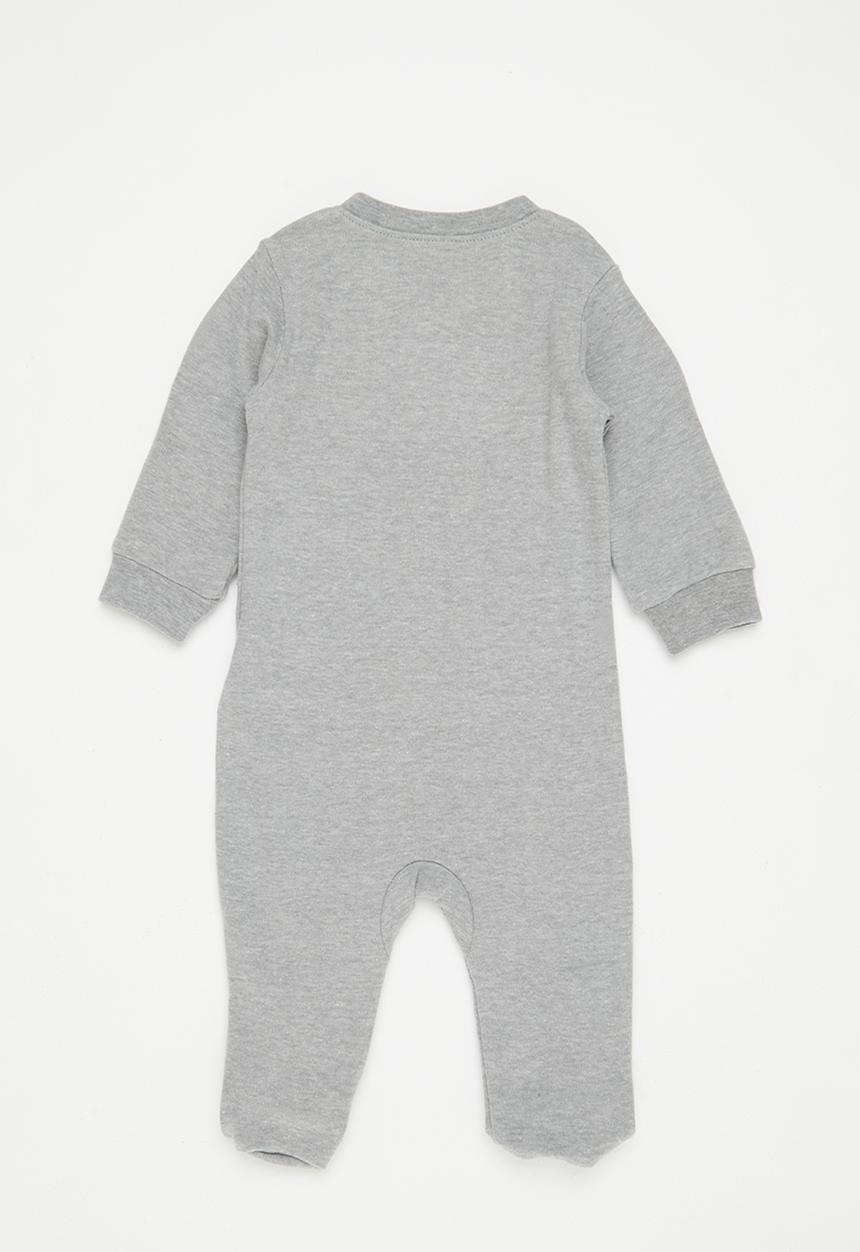 Nike - Nkn essentials footed coverall - dk grey heather