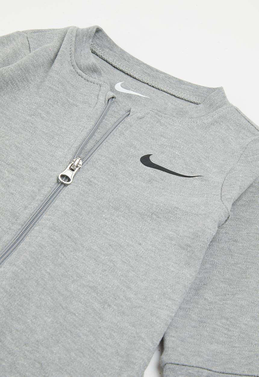 Nike - Nkn essentials footed coverall - dk grey heather