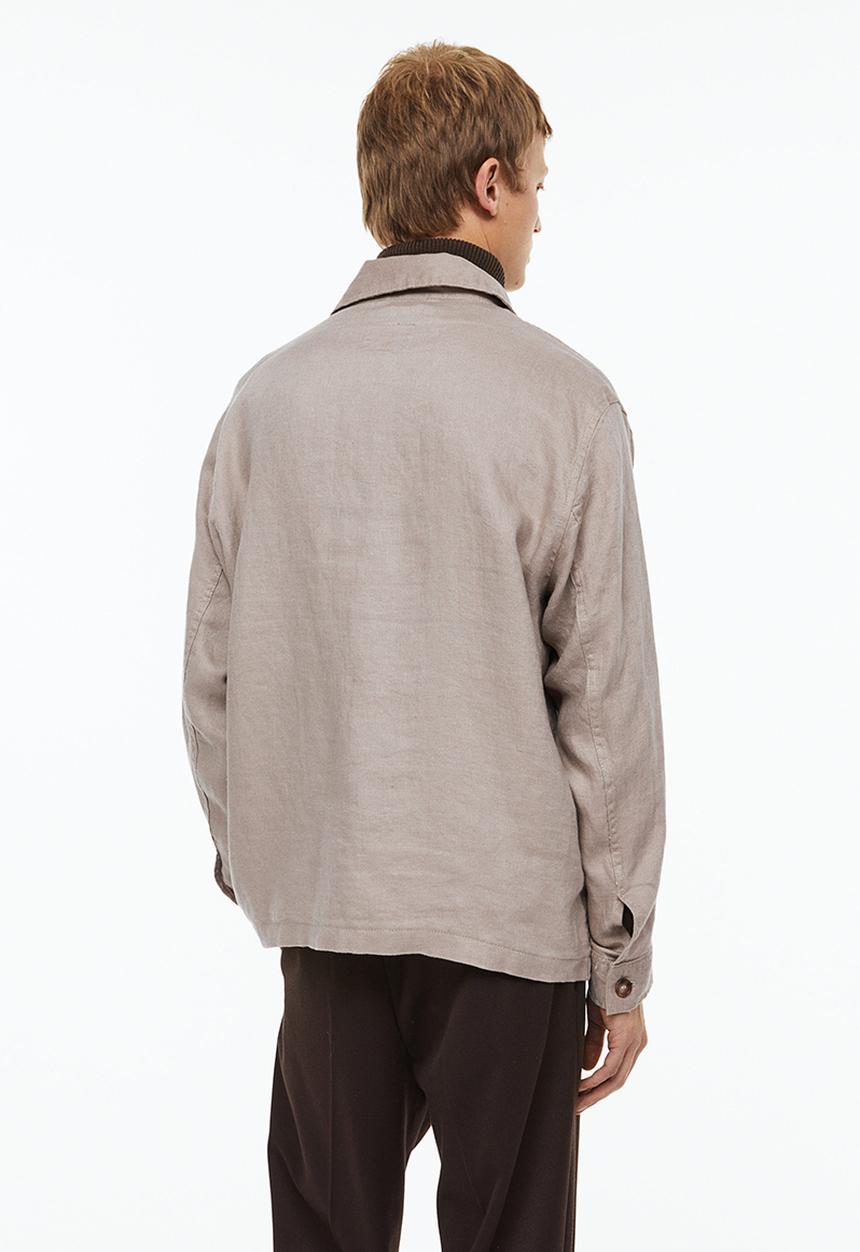 H&M - Linen shacket - beige