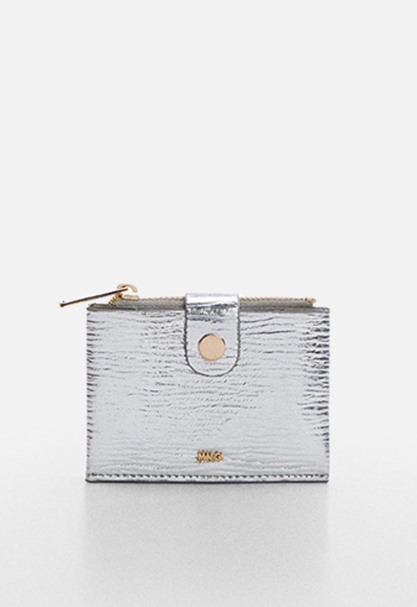 MANGO - Card holder kenda - silver