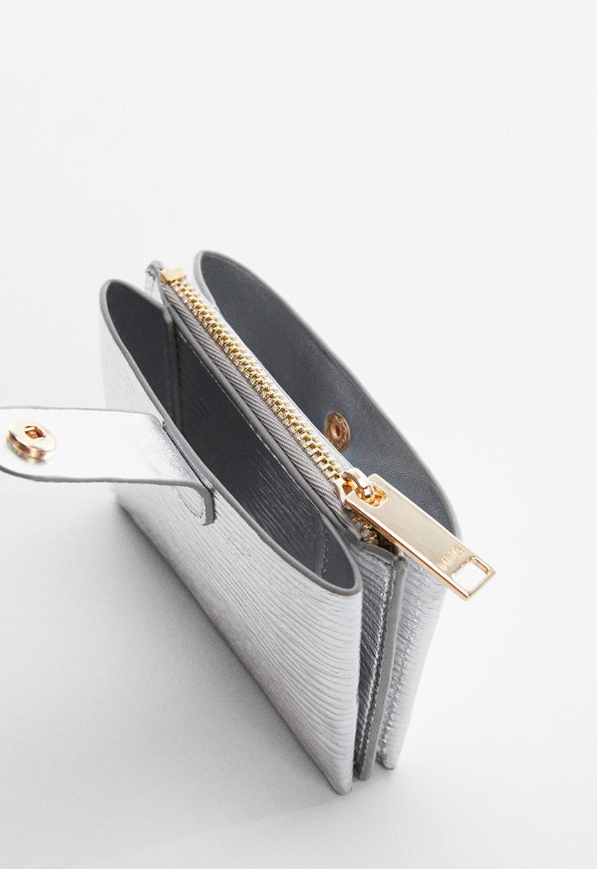 MANGO - Card holder kenda - silver