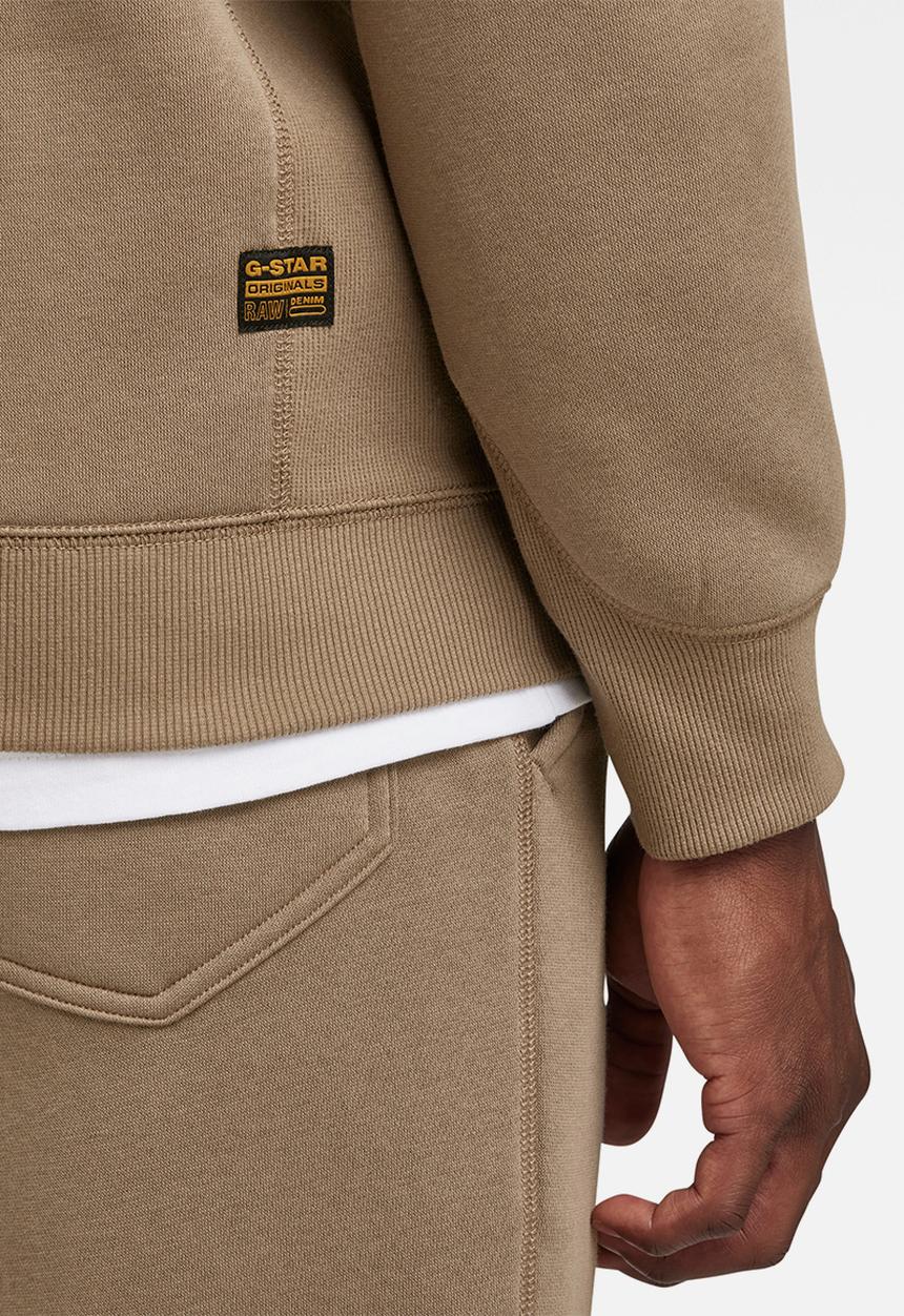 G-STAR - Premium core hdd sw long sleeve pacior sweat r - deep walnut