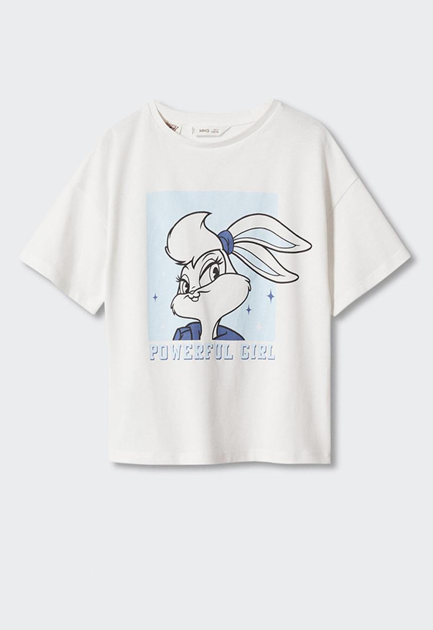 MANGO - T-shirt lola - off white
