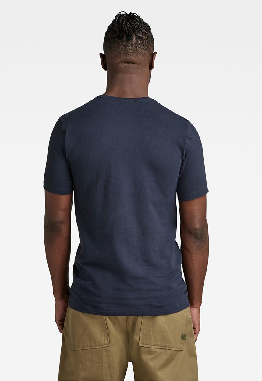 G-STAR - Slim base r t short sleeve compact stretch jersey o - salute