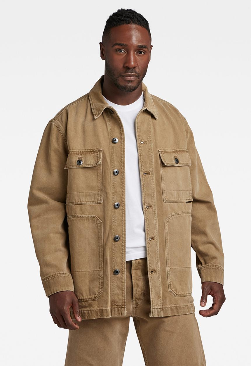 G-STAR - Chore workwear jacket steer ecru denim r - rainbow dk toggee gd