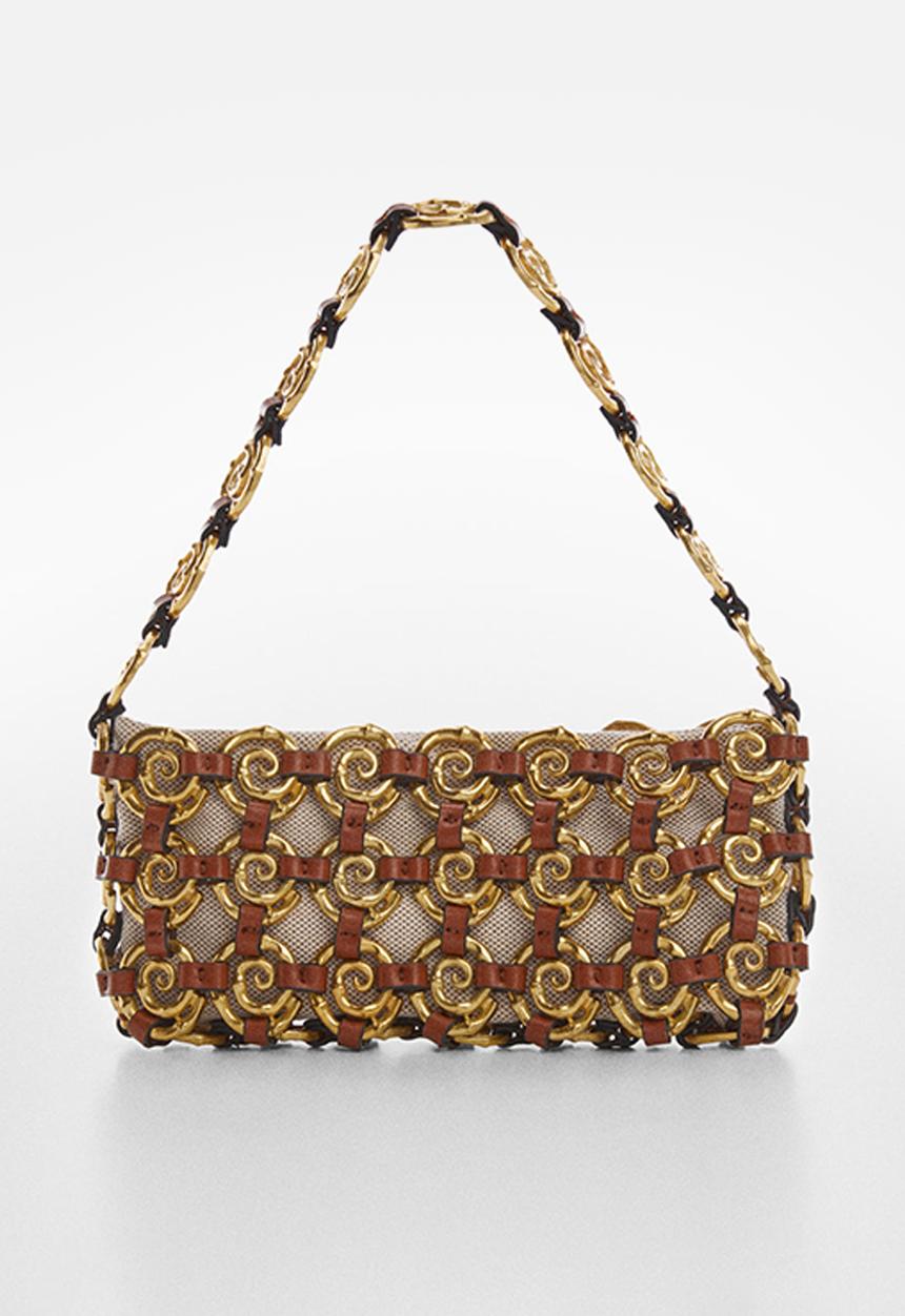 MANGO - Bag espiral-brown