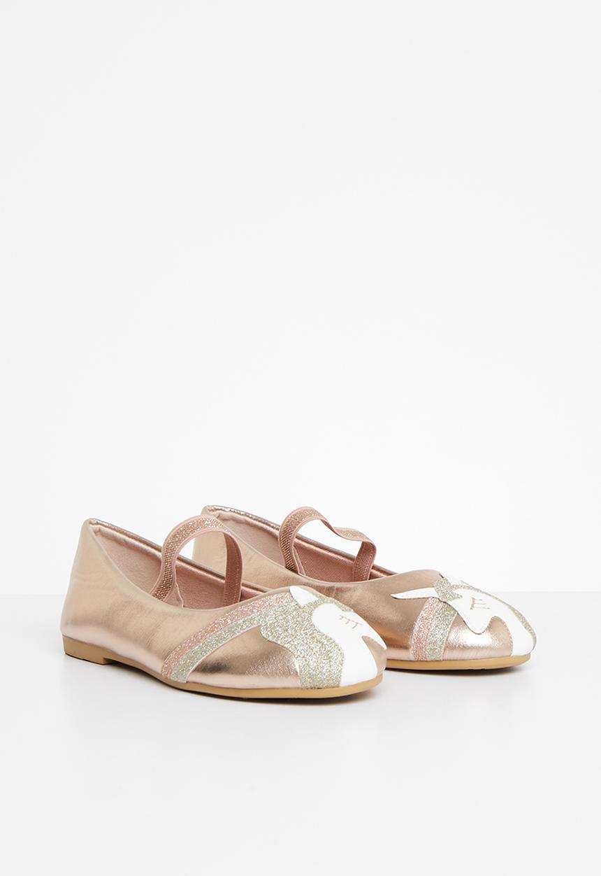 Pop Candy - Girls unicorn pump - rose gold