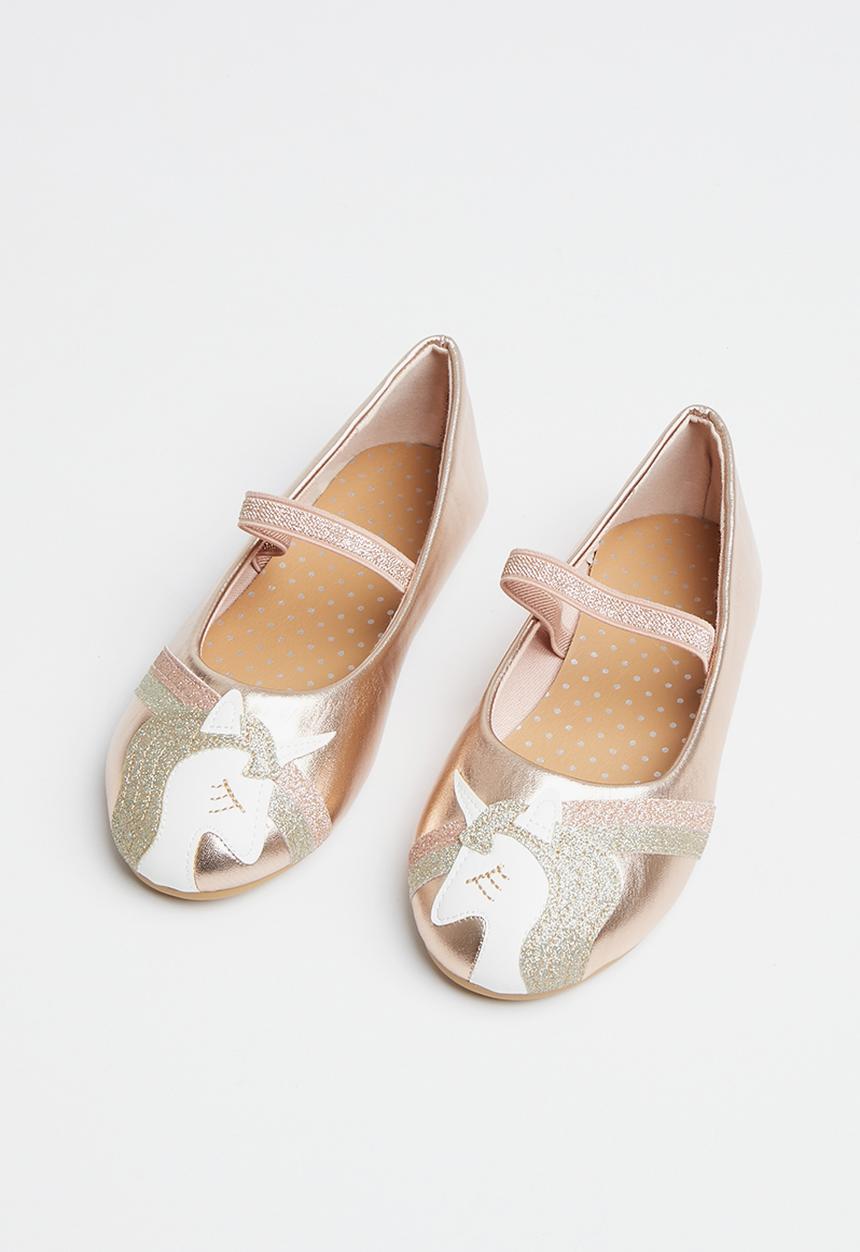 Pop Candy - Girls unicorn pump - rose gold