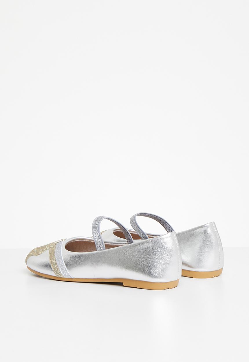 Pop Candy - Girls unicorn pump - silver