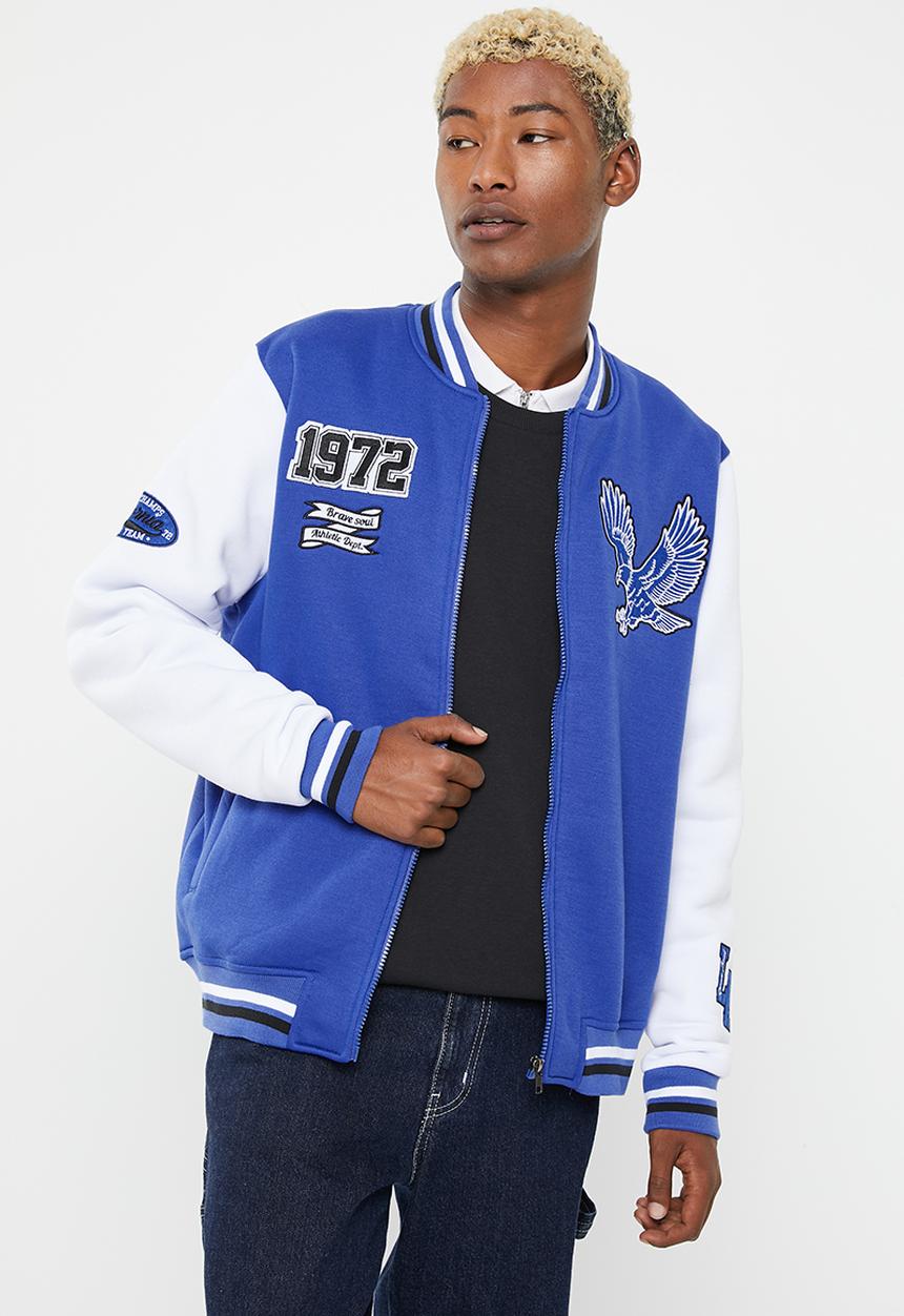 Brave Soul - Sayers sweatshirt - royal blue & white