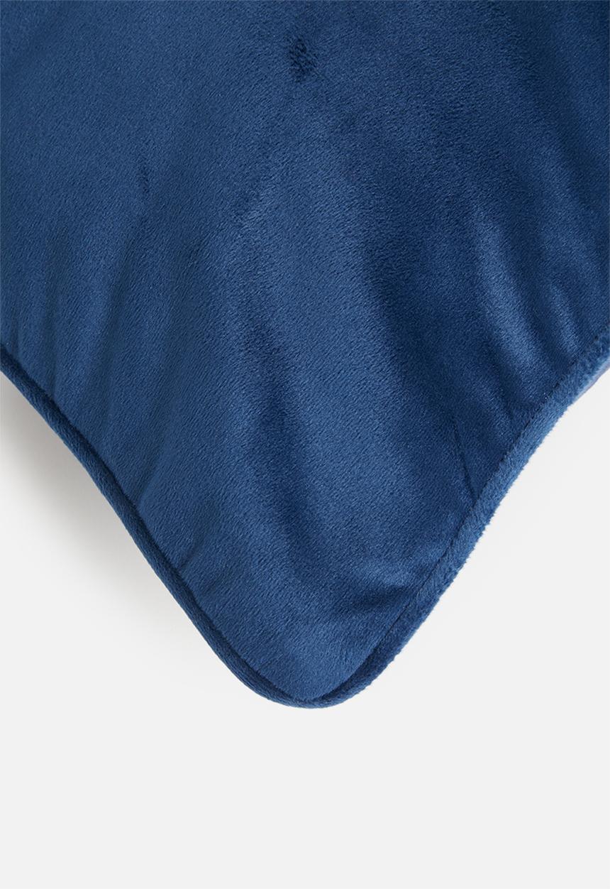 Sixth Floor - Mosi Velvet Cushion Cover - Indigo