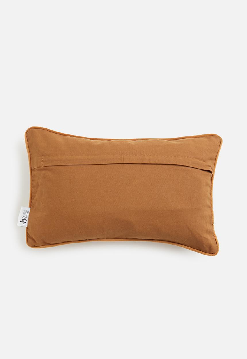 Sixth Floor - Mosi Velvet Cushion Cover - Rust