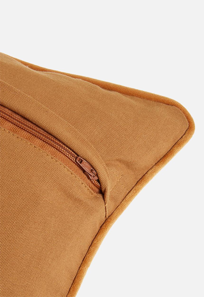 Sixth Floor - Mosi Velvet Cushion Cover - Rust