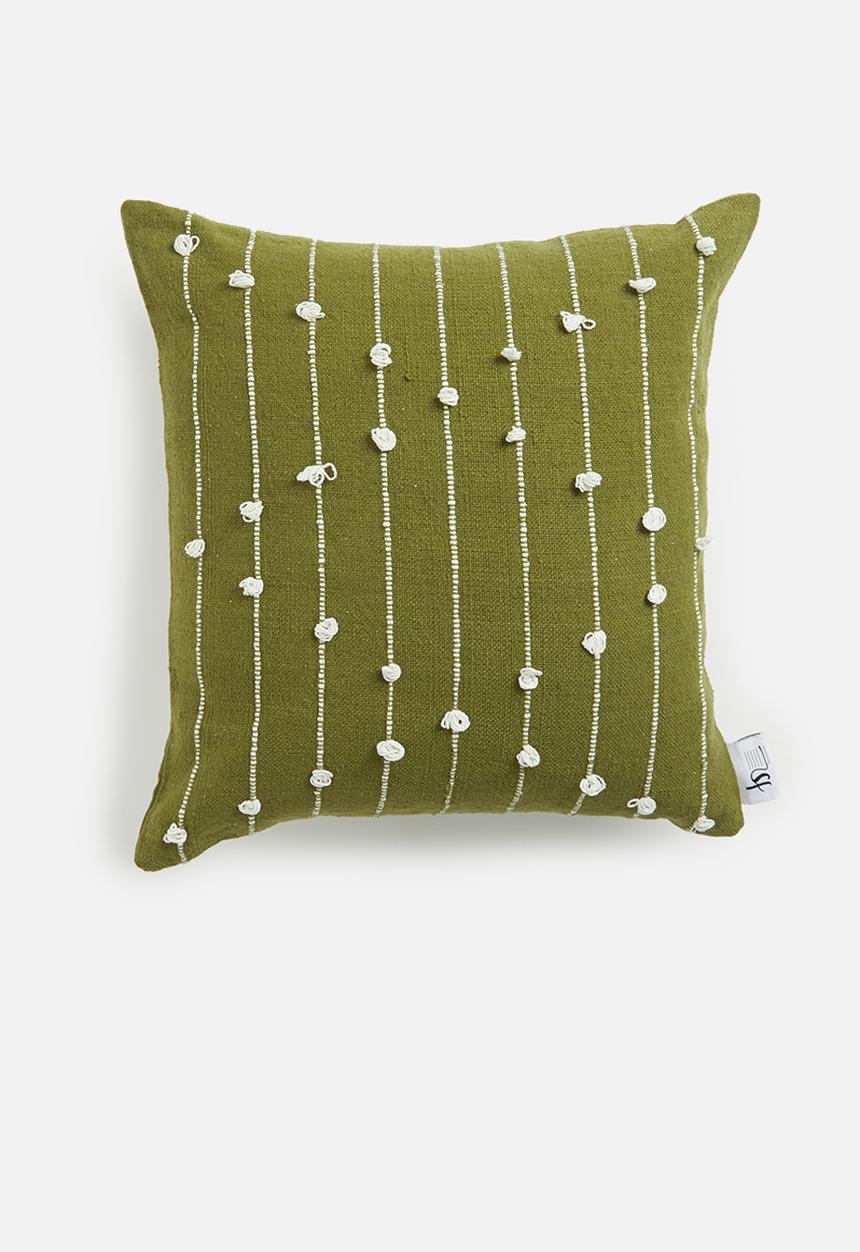 Sixth Floor - Udo cushion cover - olive