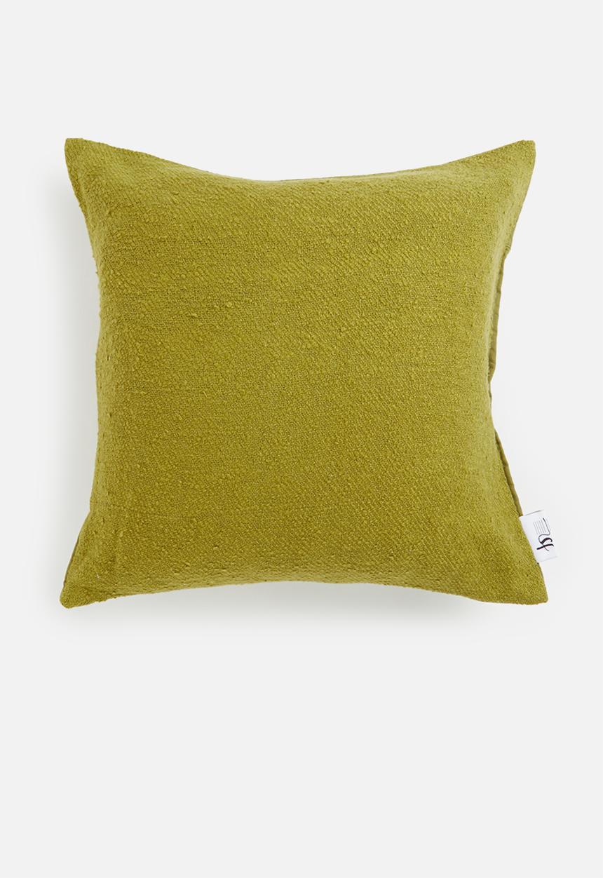 Sixth Floor - Punch cushion cover - olive